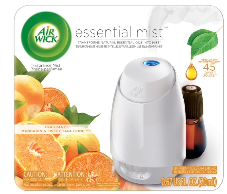 AIR WICK Essential Mist  Mandarin  Sweet Tangerine  Kit